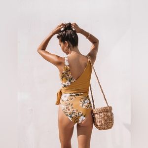 Baiia Mimosa Reversible Wrap Swim Suit